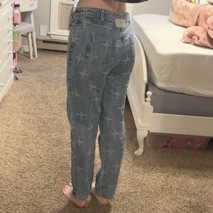 Manière De Voir Distressed Cross Jeans